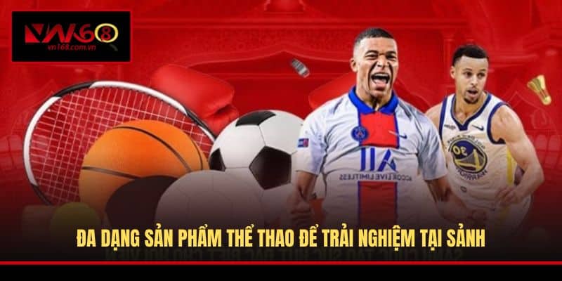 Đa dạng sản phẩm thể thao để trải nghiệm tại sảnh